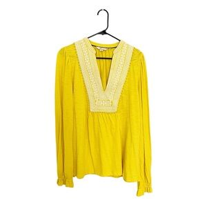 Boden Embroidered Peasant Blouse